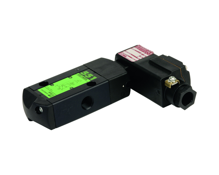 Namur solenoid pilot valve 4281 monostable 551-WBLP 3/2-5/2 ATEX 24VDC